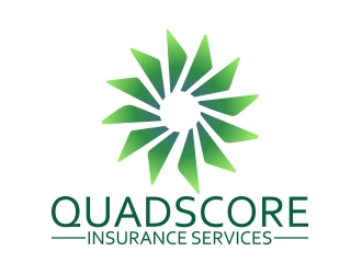 QuadScore Insurance Services Logo Design