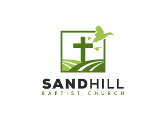 Sand Hill Baptist Church logo design by pencilhand