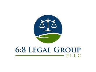 6:8 Legal Group, PLLC logo design by RIANW