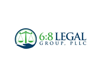 6:8 Legal Group, PLLC logo design by neonlamp