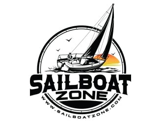 Sailboat Zone logo design by Eliben