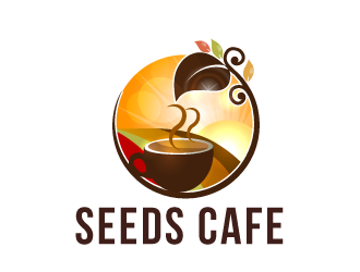 Seeds Cafe logo design by tec343
