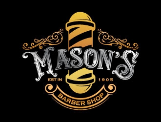 Mason’s Barber Shop  logo design by daywalker