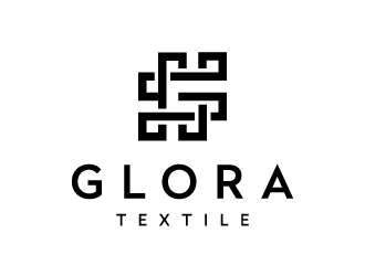 glora textiles logo design by Kewin