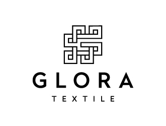 glora textiles logo design by Kewin