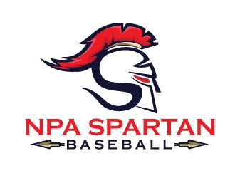 NPA Spartan Baseball logo design by Upoops