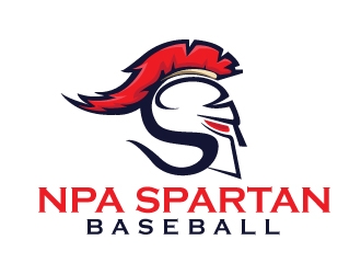 NPA Spartan Baseball logo design by Upoops