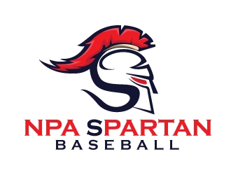 NPA Spartan Baseball logo design by Upoops