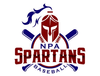 NPA Spartan Baseball logo design by daywalker