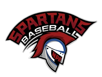 NPA Spartan Baseball logo design by DreamLogoDesign