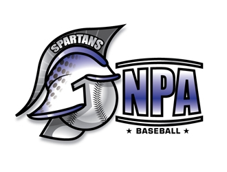 NPA Spartan Baseball logo design by shere