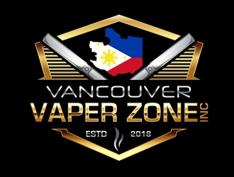 Vancouver Vaper Zone, Inc logo design by DreamLogoDesign