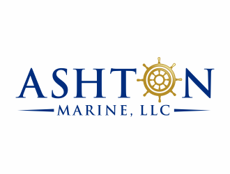 Ashton Marine, LLC logo design by hidro
