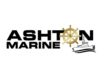Ashton Marine, LLC logo design by Republik
