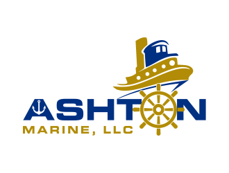 Ashton Marine, LLC logo design by cahyobragas