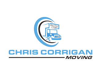 Chris Corrigan Moving  logo design by Republik
