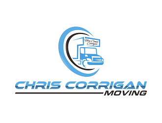 Chris Corrigan Moving  logo design by Republik