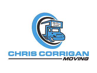 Chris Corrigan Moving  logo design by Republik