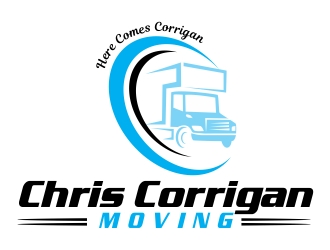 Chris Corrigan Moving  logo design by ruki