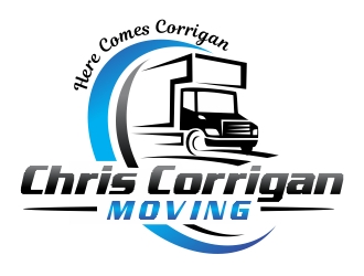 Chris Corrigan Moving  logo design by ruki