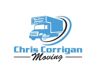 Chris Corrigan Moving  logo design by invento