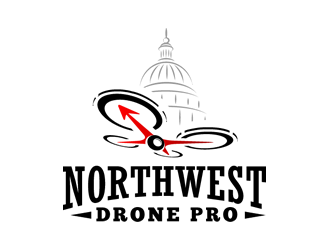 Northwest Drone Pros logo design by Coolwanz