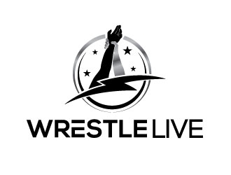 Wrestle Live logo design by invento
