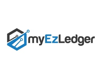myEzLedger logo design by shravya