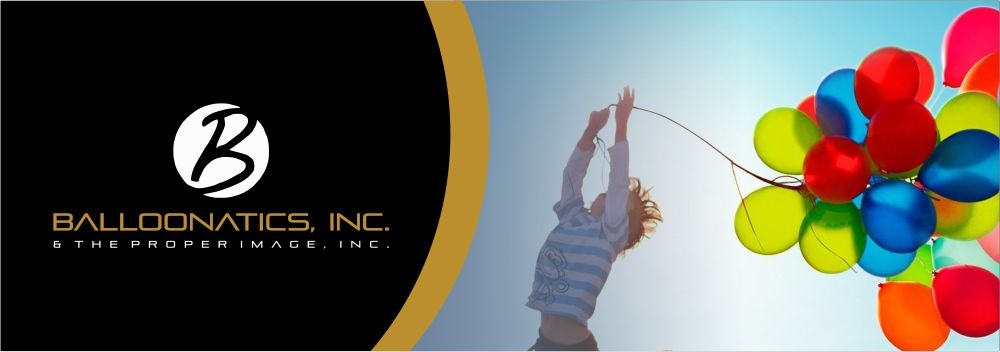 Balloonatics and The Proper Image. logo design by Al-fath