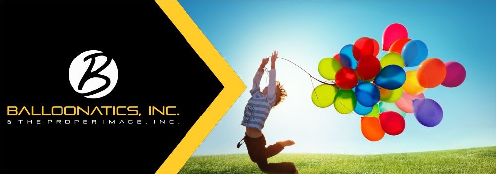 Balloonatics and The Proper Image. logo design by Al-fath