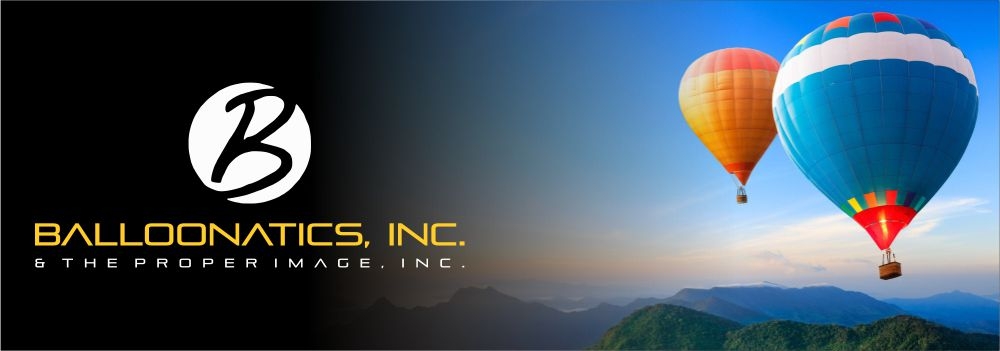 Balloonatics and The Proper Image. logo design by Al-fath