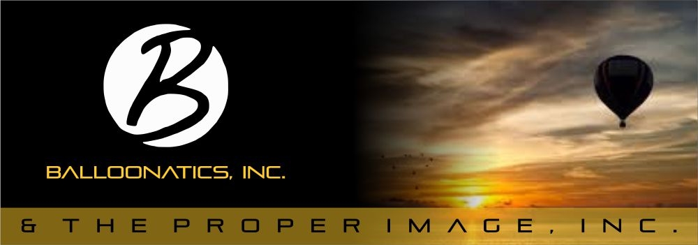 Balloonatics and The Proper Image. logo design by Al-fath