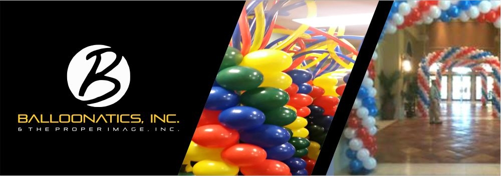 Balloonatics and The Proper Image. logo design by Al-fath