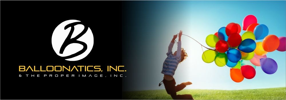 Balloonatics and The Proper Image. logo design by Al-fath