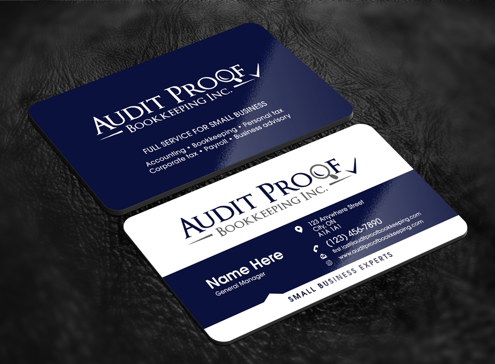 Audit Proof Bookkeeping Inc. logo design by abss