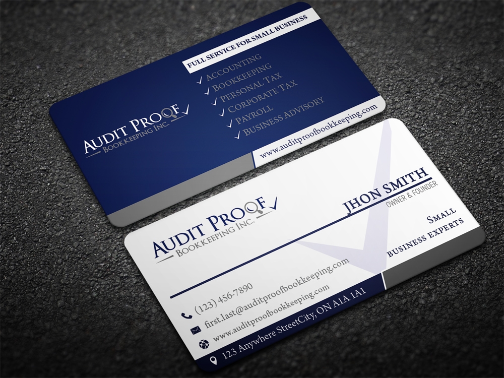 Audit Proof Bookkeeping Inc. logo design by aamir