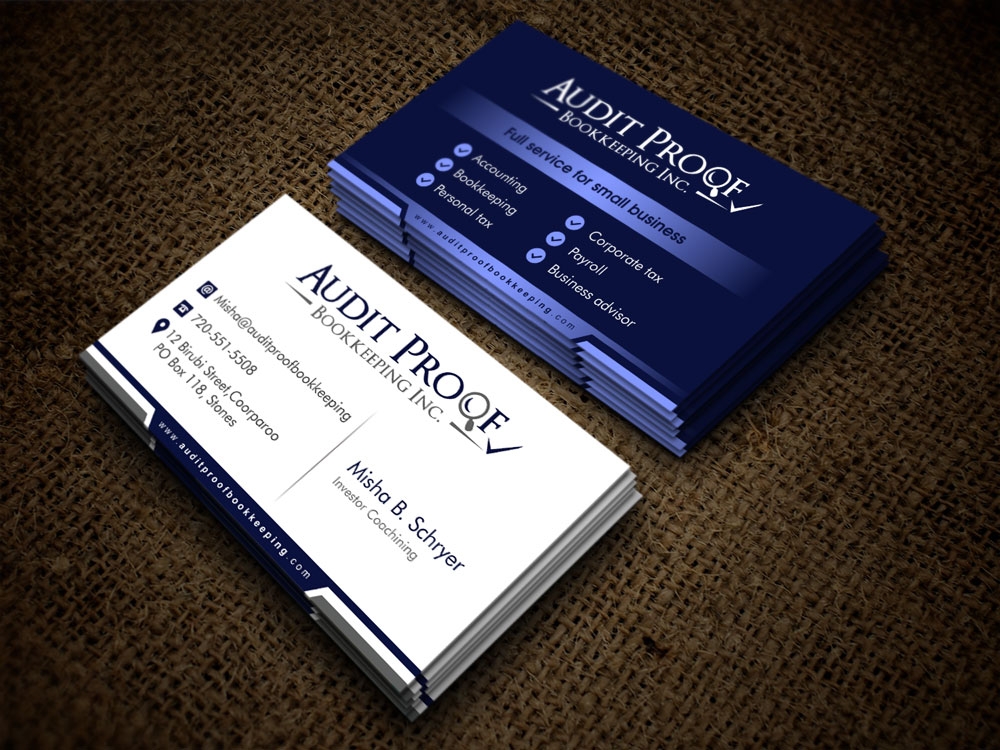 Audit Proof Bookkeeping Inc. logo design by shravya