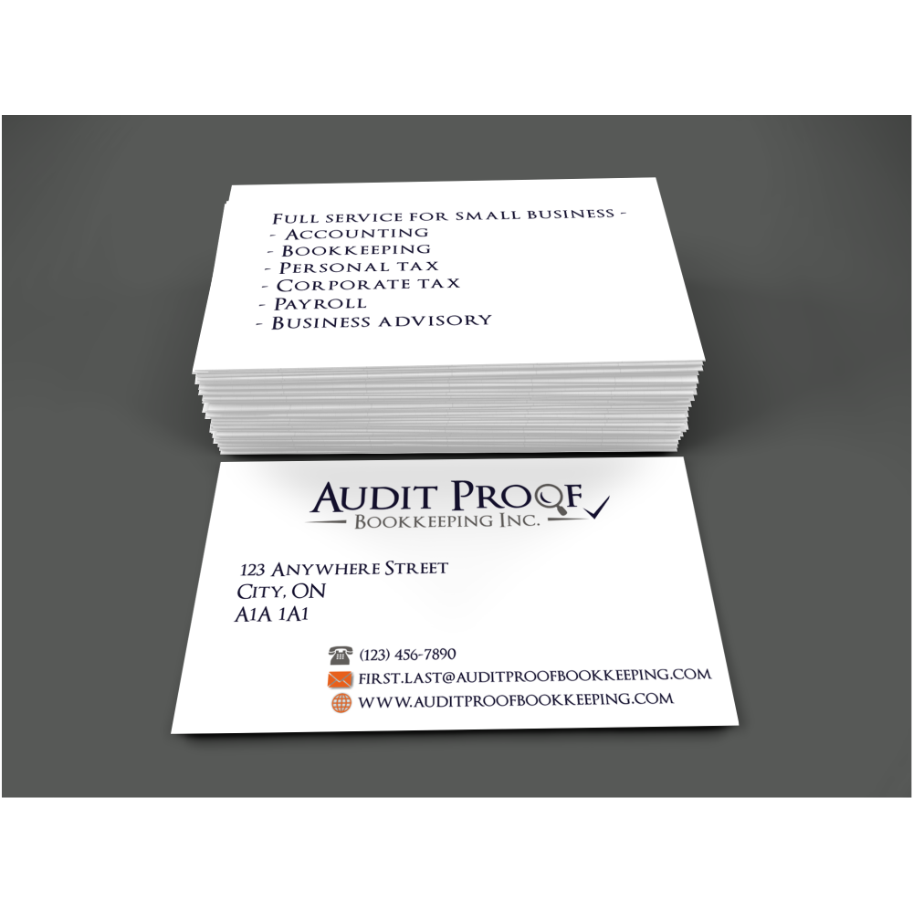 Audit Proof Bookkeeping Inc. logo design by akhi