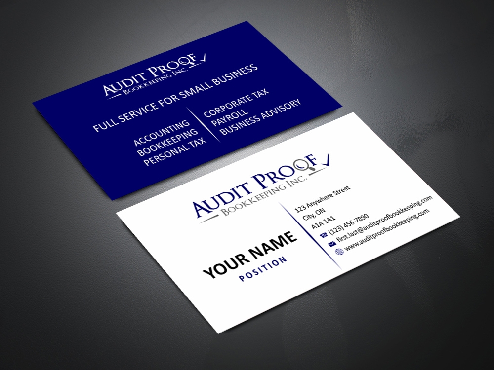 Audit Proof Bookkeeping Inc. logo design by Al-fath