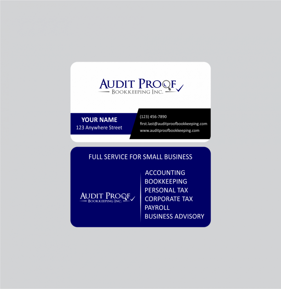 Audit Proof Bookkeeping Inc. logo design by Al-fath