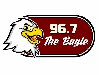 96.7 The Eagle logo design by bosbejo