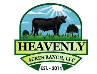 Heavenly Acres Ranch, LLC logo design by PMG