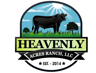 Heavenly Acres Ranch, LLC logo design by PMG