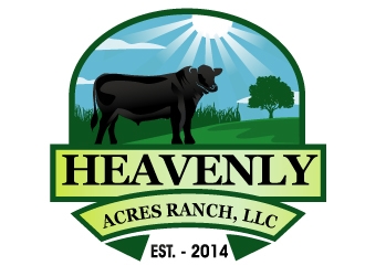 Heavenly Acres Ranch, LLC logo design by PMG