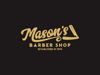 Mason’s Barber Shop  logo design by hatori