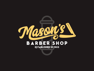 Mason’s Barber Shop  logo design by hatori