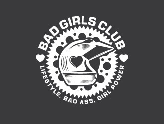The Bad Girls Club  logo design by invento