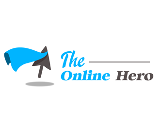 the online hero logo design by Arrs