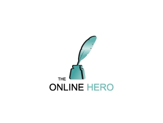 the online hero logo design by samuraiXcreations