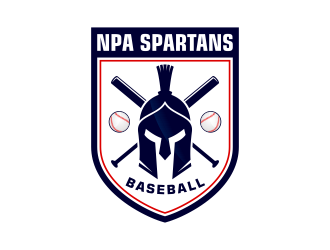NPA Spartan Baseball logo design by maseru